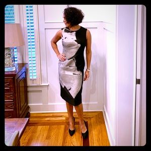 Carolina Herrera silk jacquard contemporary print